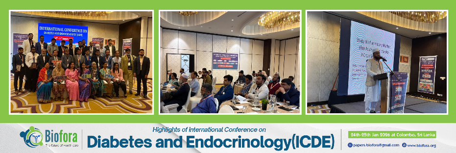 Highlights of the International Conference on Diabetes and Endocrinology in Colombo, Sri Lanka