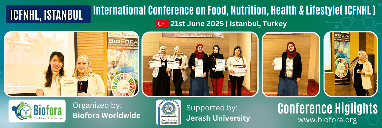 International Conference on Food, Nutrition, Health and Lifestyle in Istanbul, Turkey