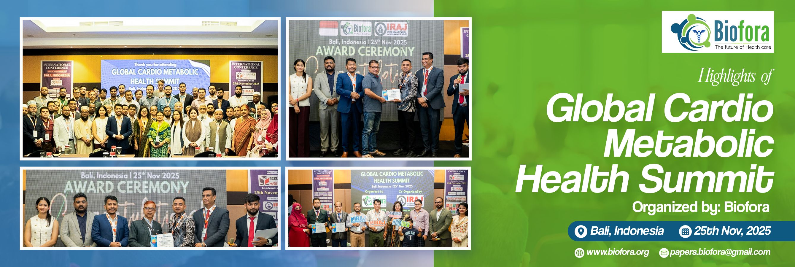 Highlights of the Global Cardio Metabolic Health Summit in Bali, Indonesia