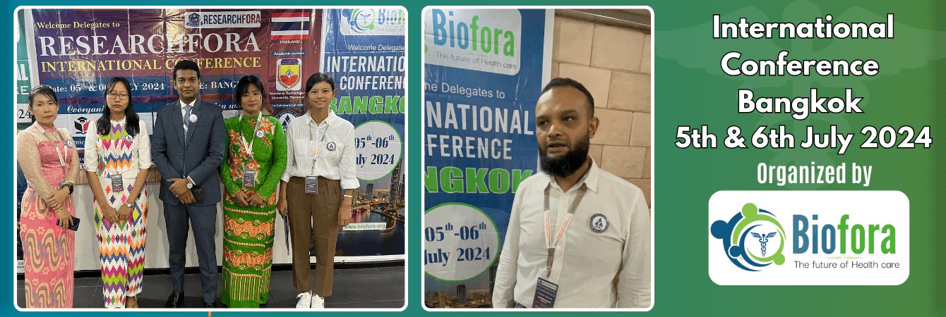 Researchfora International Conference in Bangkok, Thailand